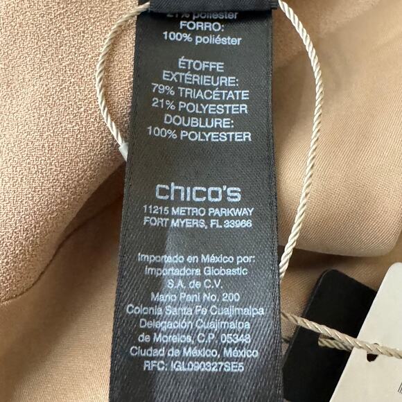 Chico’s Black Label High Slit Tunic Size Large​ NWT - Picture 9 of 12